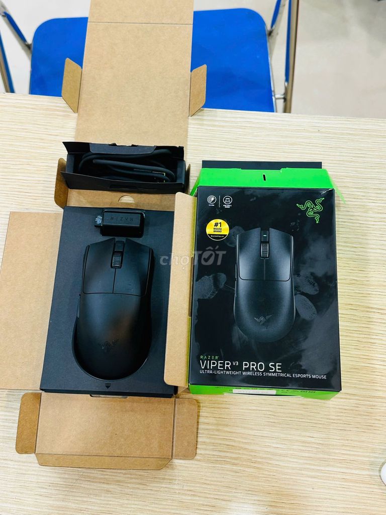 Chuột Razer Viper V3 Pro SE Đen Không dây. Mua bán Phụ kiện (Màn hình, Chuột...) tại Quận Đống Đa Hà Nội được đăng bởi Thế Hoàng hình 1