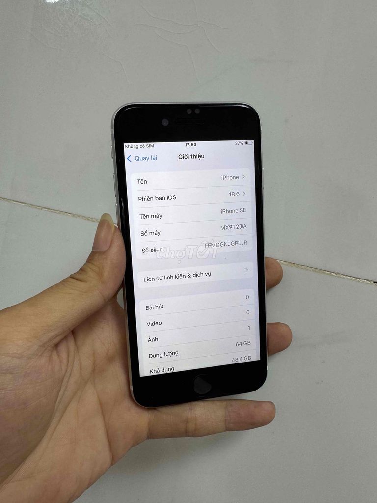 Apple iPhone SE 2020 64GB Bạc Mới 100%. Mua bán Điện thoại tại Thành phố Tân An Long An được đăng bởi lê văn thái hình 1