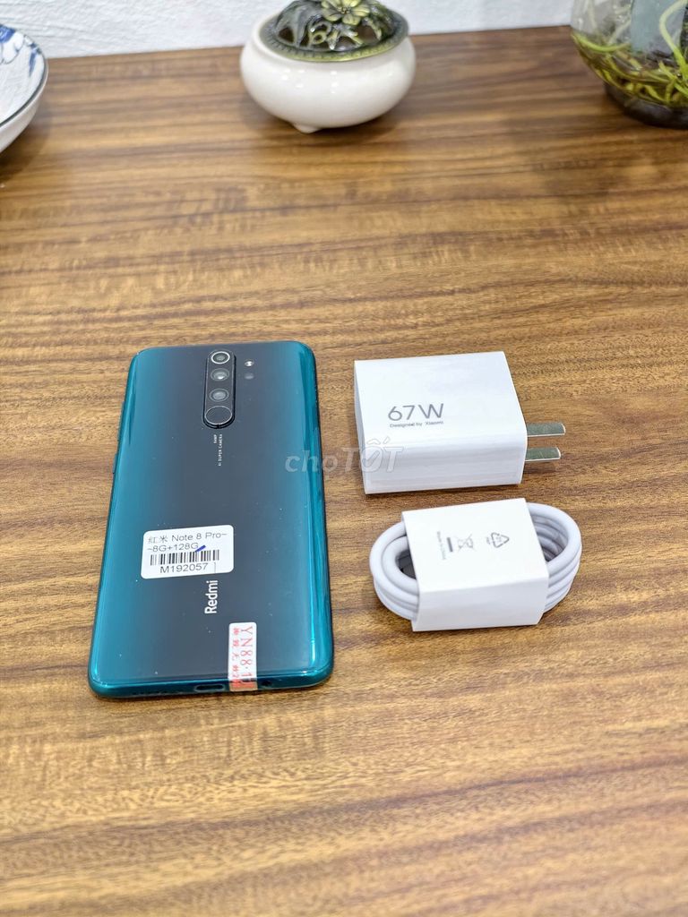 Xiaomi Redmi Note 8 Pro 8/128 Xanh sạc 67w có COD. Mua bán Điện thoại tại Quận Ba Đình Hà Nội được đăng bởi Android Top hình 1