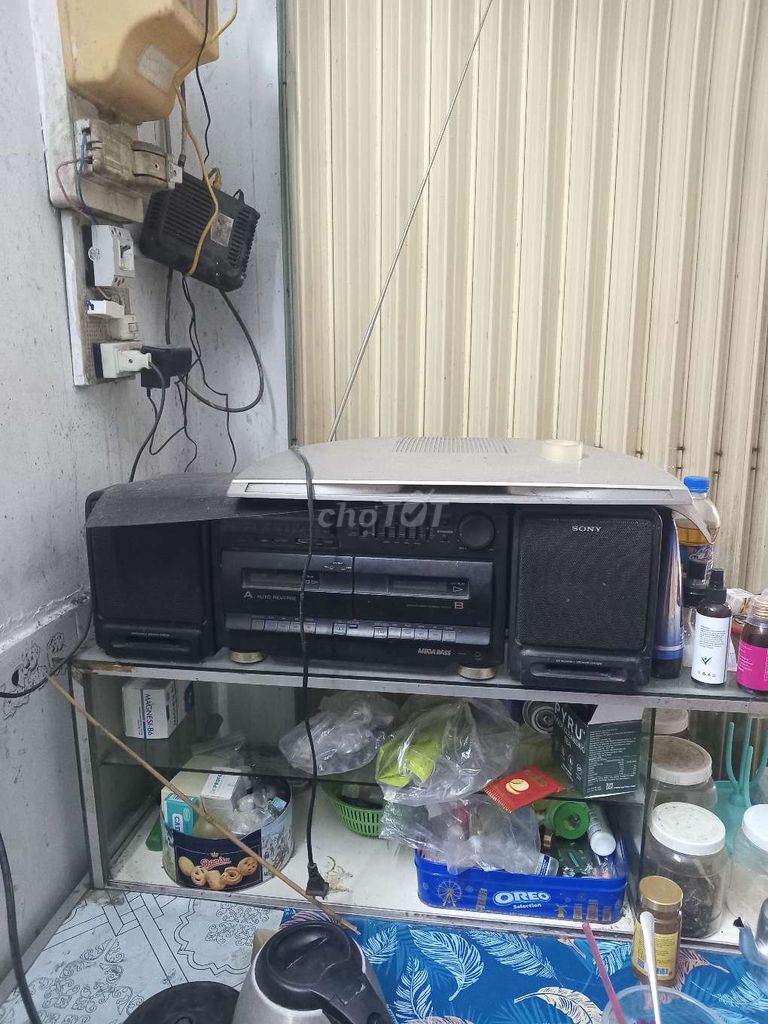 Đài radio cassette Sony 710 Đen. Mua bán Đồ sưu tầm, đồ cổ tại Thị xã Cai Lậy Tiền Giang được đăng bởi Nguyển Hiền hình 1