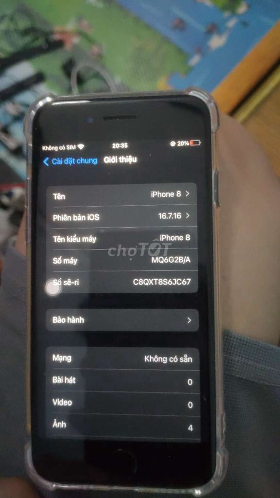 Apple iPhone 8 64GB Đen. Mua bán Điện thoại tại Huyện Bình Xuyên Vĩnh Phúc được đăng bởi định hình 1