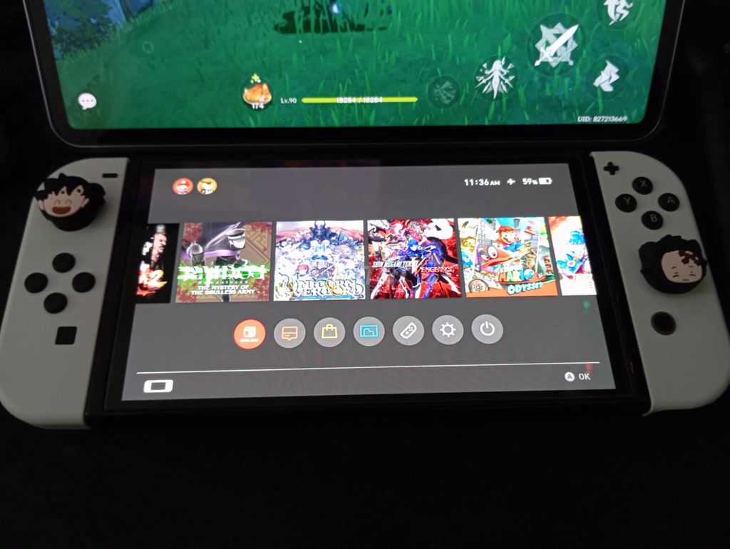 Nintendo Switch Oled Hack 512g cần bay hoặc trade