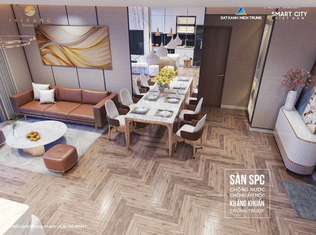 Chuyển nhượng căn hộ 1PN tầng 16 dự án The Sang Residence Đà Nẵng