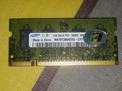 RAM Laptop DDR2 1GB PC2 6400S bus 800 Hàng Samsung