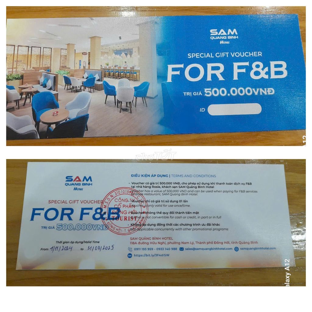 Voucher F&B tại nhà hàng Rosie