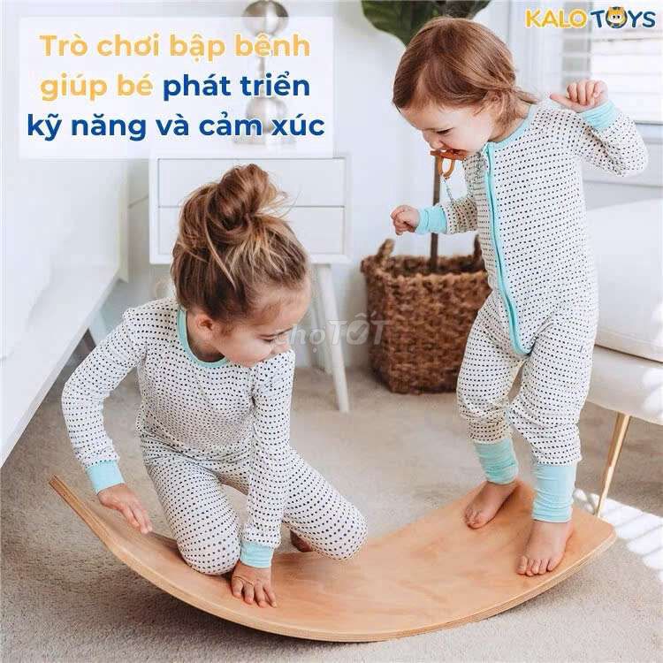 Ván Bập Bênh - Thăng Bằng - Đồ Chơi Montessori