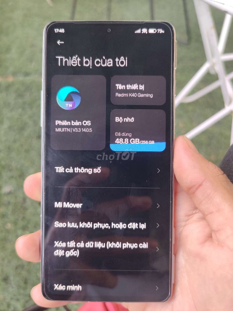 Xiaomi Redmi K40 Gaming 256GB Bạc. Mua bán Điện thoại tại Thành phố Qui Nhơn Bình Định được đăng bởi Đại Sáng hình 1