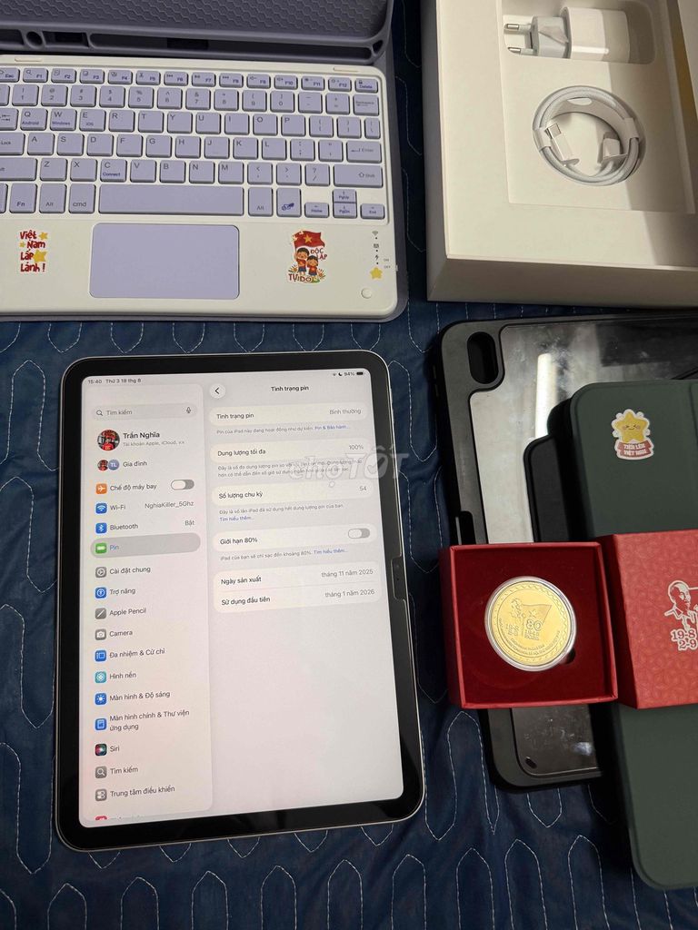 Apple iPad Gen 11 A16 128GB Wifi Bạc. Mua bán Máy tính bảng tại Quận Ba Đình Hà Nội được đăng bởi Tran Nghia hình 1