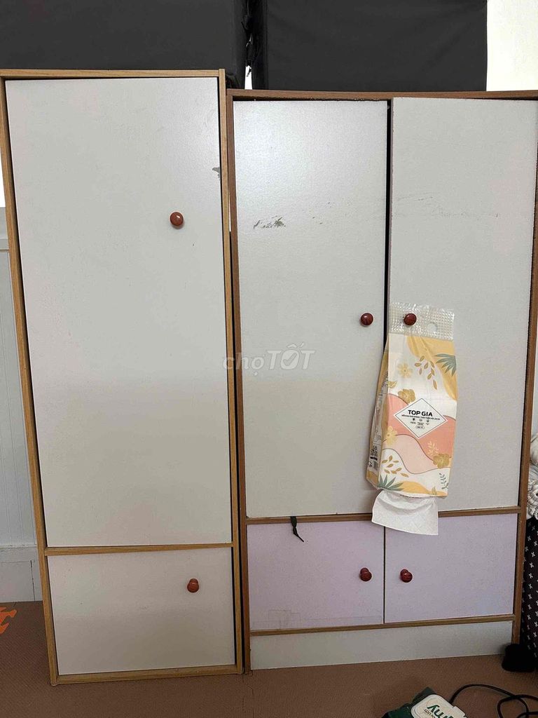 Tủ quần áo gỗ Trắng Nâu đã sử dụng. Mua bán Tủ, kệ gia đình tại Quận Gò Vấp Tp Hồ Chí Minh được đăng bởi Thảo Nhi hình 1