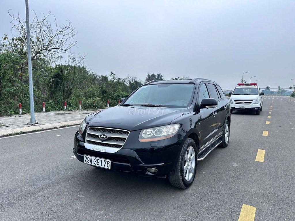 Hyundai Santafe SLX 2009 дизель автомат 150 тыс. км чёрный