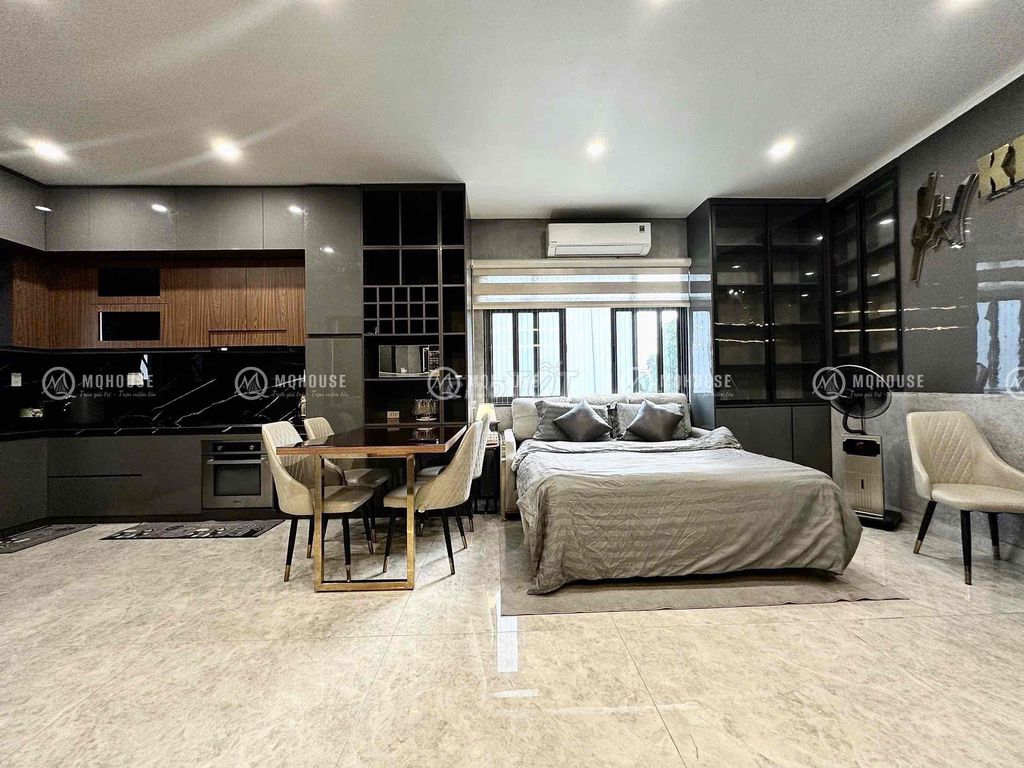 Nhà mặt tiền :  căn hộ studio luxury-  1phòng ngủ , Wc, -Bếp