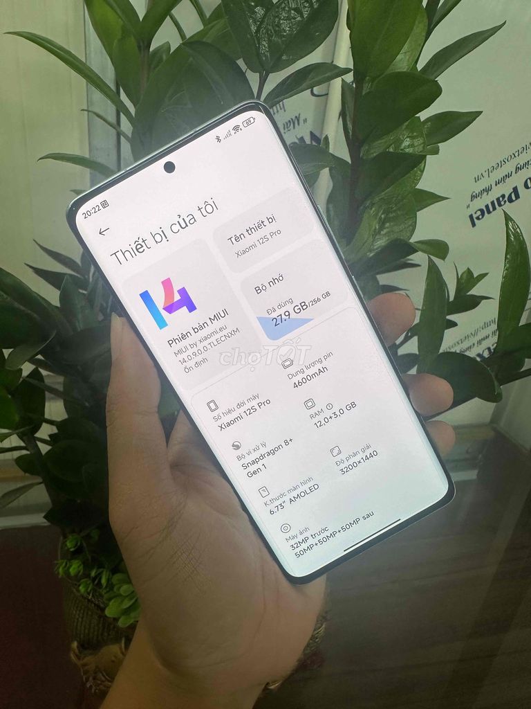 Xiaomi 12S Pro 256GB Xám. Mua bán Điện thoại tại Thành phố Bắc Ninh Bắc Ninh được đăng bởi Phan Công Quý hình 1