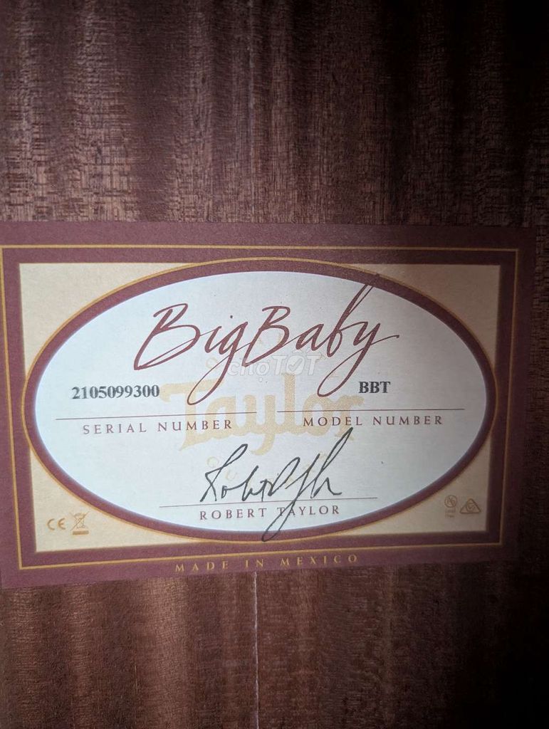 GUITAR TAYLOR BIG BABY NHƯ MỚI !