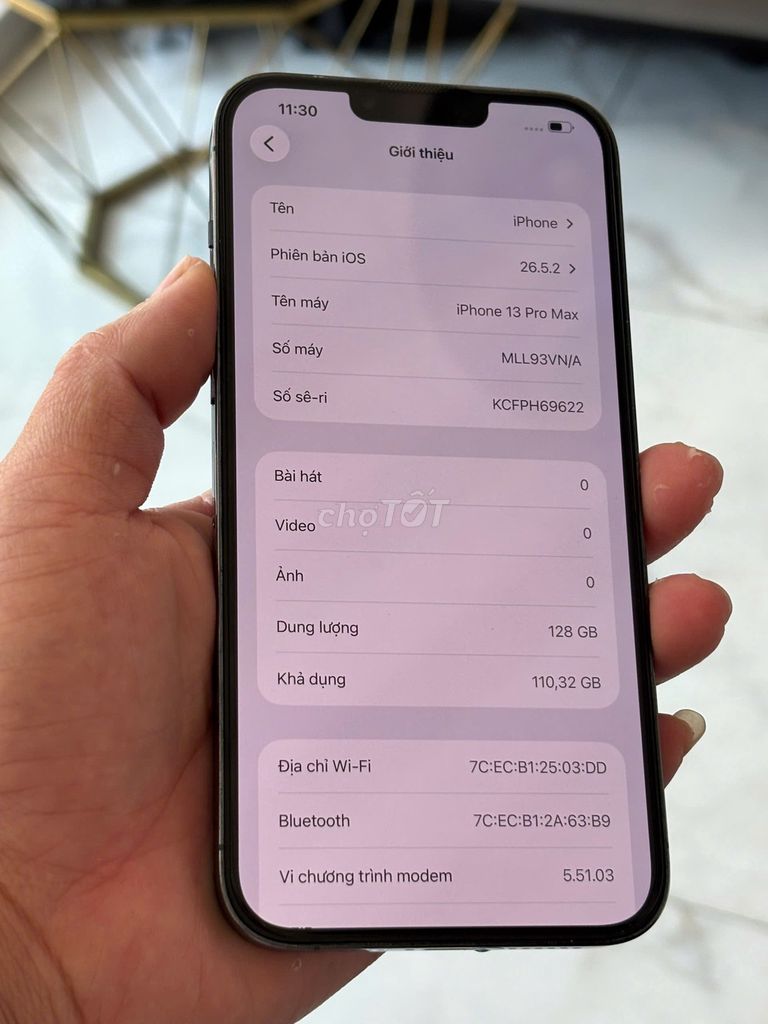 Apple iPhone 13 Pro Max 128GB Xám. Mua bán Điện thoại tại Thành phố Thuận An Bình Dương được đăng bởi Phạm Thái hình 1
