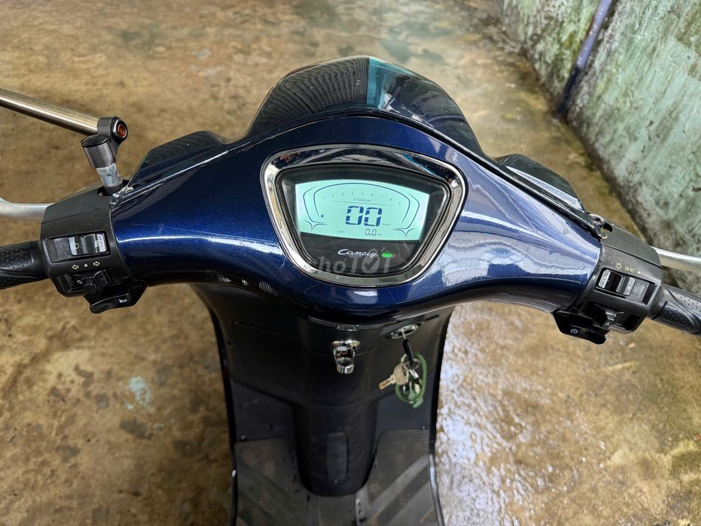 Xe máy Canely 50cc Xanh đậm 11480 km. Mua bán Xe máy tại Quận Bình Thạnh Tp Hồ Chí Minh được đăng bởi Khoa Đăng hình 3