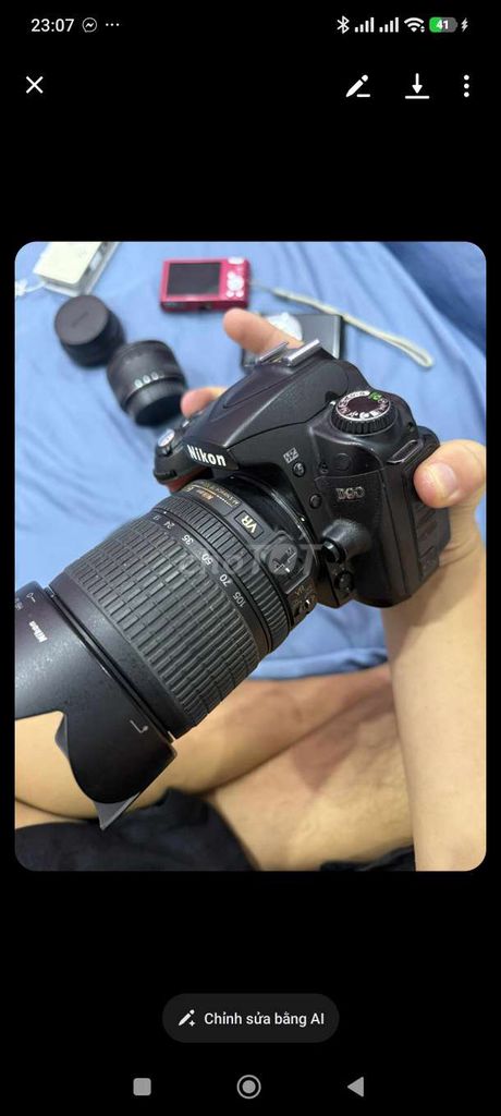 Máy ảnh Nikon D90 Đã sử dụng. Mua bán Máy ảnh, Máy quay tại Huyện Long Điền Bà Rịa - Vũng Tàu được đăng bởi Minh Hoàng hình 1