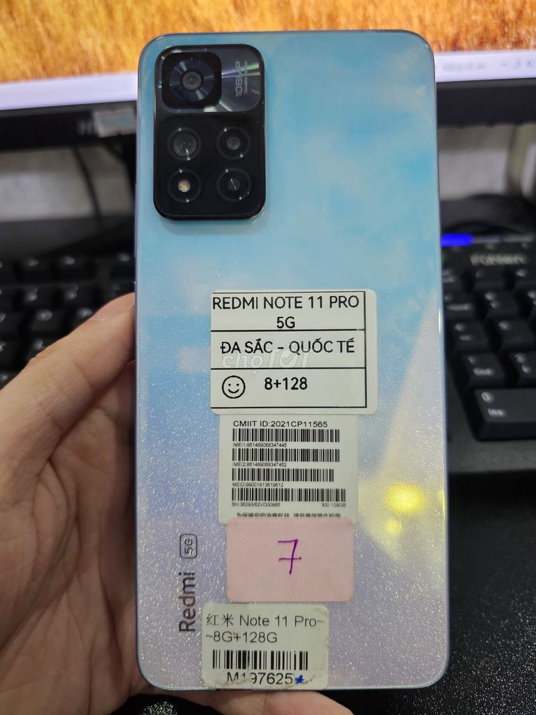 Xiaomi Redmi Note 11 Pro 5G 8/128GB . Mua bán Điện thoại tại Quận Gò Vấp Tp Hồ Chí Minh được đăng bởi Android Gò Vấp hình 1