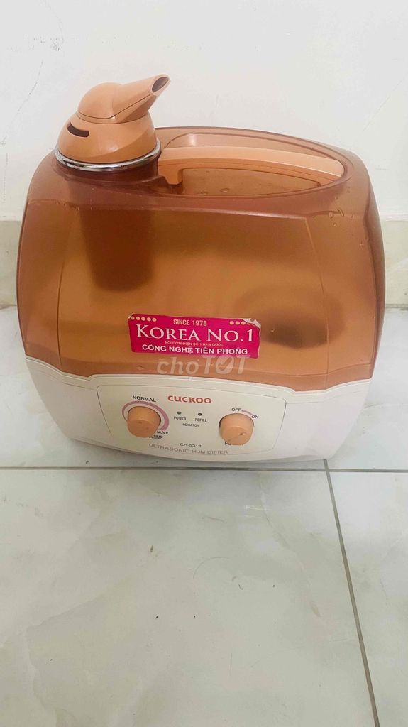 Máy phun ẩm Cuckoo CH-5312 Cam trắng. Mua bán Nội thất, đồ gia dụng khác tại Huyện Hoài Đức Hà Nội được đăng bởi Điện Tử G hình 1