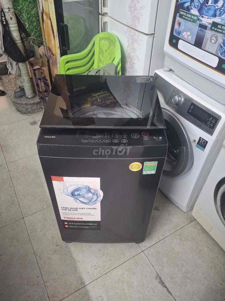 Máy giặt Toshiba 8kg còn bh hãng 11 tháng💥