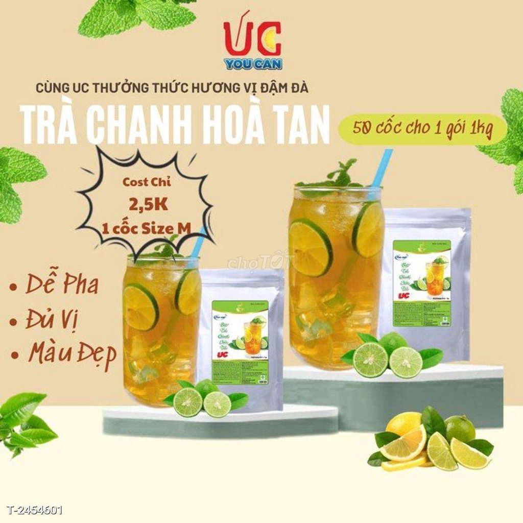 Bột trà chanh UC You Can 10kg. Mua bán Đồ ăn, thực phẩm và các loại khác tại Thị xã Bến Cát Bình Dương được đăng bởi San Nguyen hình 1