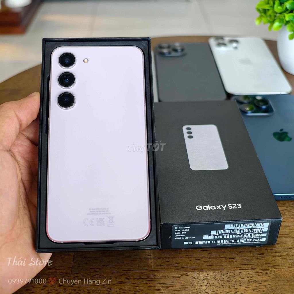Samsung Galaxy S23 128GB Hồng 99.99% Fullbox. Mua bán Điện thoại tại Quận Bình Thạnh Tp Hồ Chí Minh được đăng bởi Thái Store hình 1