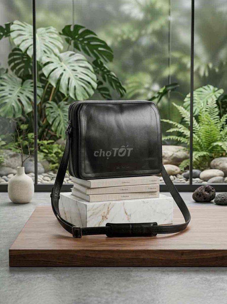 Túi đeo chéo Samsonite Da Đen Hàn Quốc. Mua bán Túi xách tại Huyện Nhà Bè Tp Hồ Chí Minh được đăng bởi túi xách nam nữ đồ si da thật hình 1