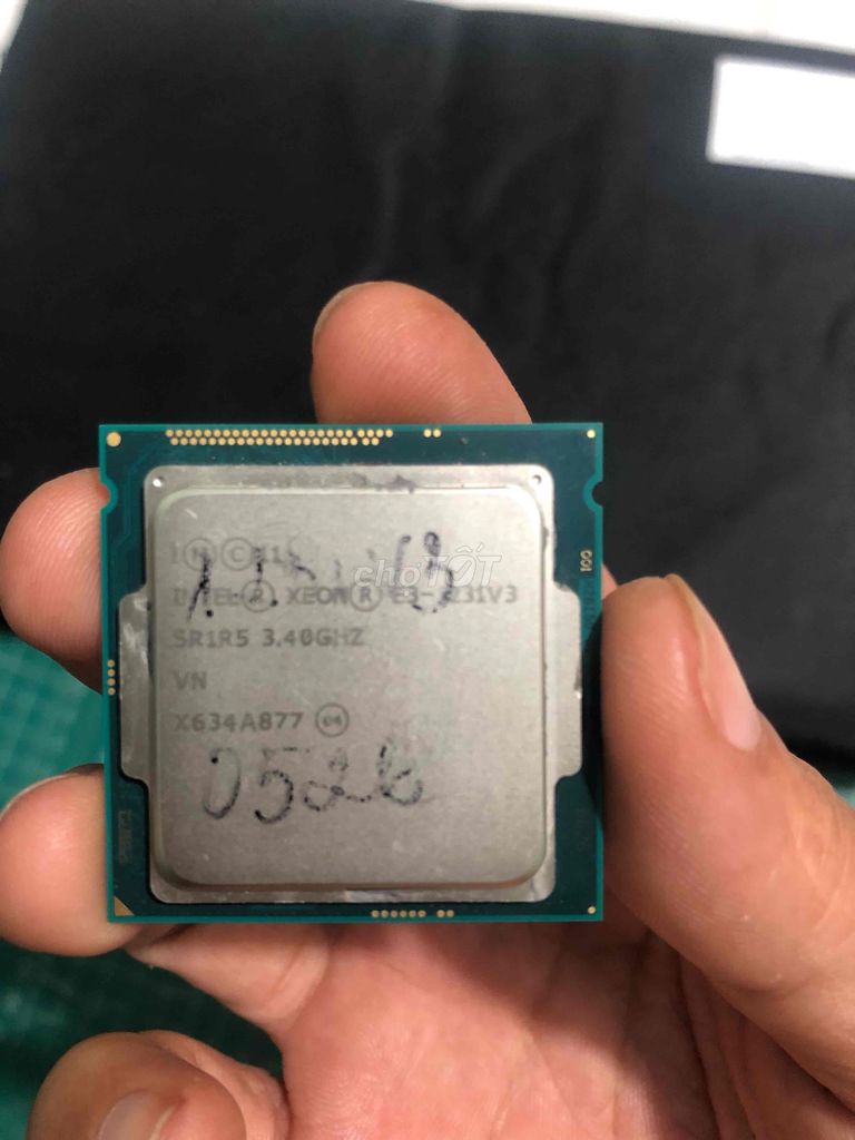 CPU Intel Xeon E3-1231V3. Mua bán Linh kiện (RAM, Card...) tại Huyện Đức Hòa Long An được đăng bởi QV computer  LK giá rẻ Đức hòa hình 1