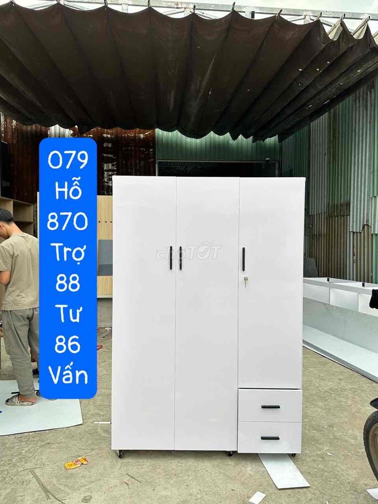 TỦ ÁO_nhựa freeship _tủ áo cánh mở#nhựa ĐL