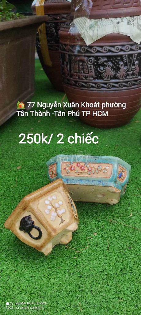 Chậu bát giác+ chữ nhật mini