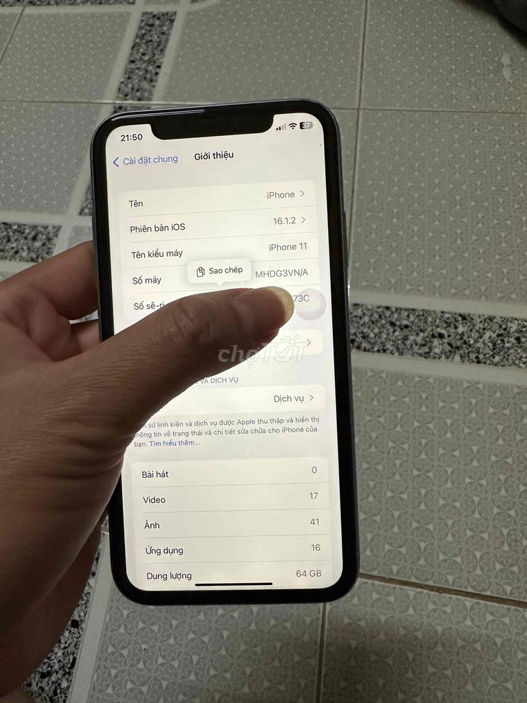 Apple iPhone 11 64GB Xanh lá Đã sử dụng. Mua bán Điện thoại tại Thành phố Thủ Đức Tp Hồ Chí Minh được đăng bởi Lâm hình 1