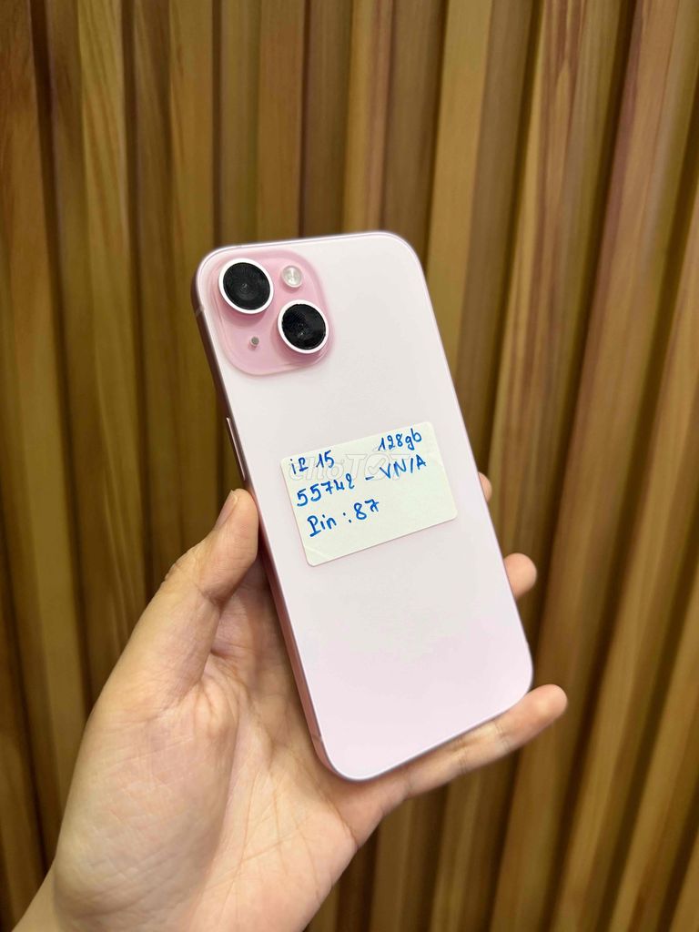 iphone 15 128gb màu hồng bản VN. Mua bán Điện thoại tại Quận 10 Tp Hồ Chí Minh được đăng bởi Đăng Sơn Store hình 1