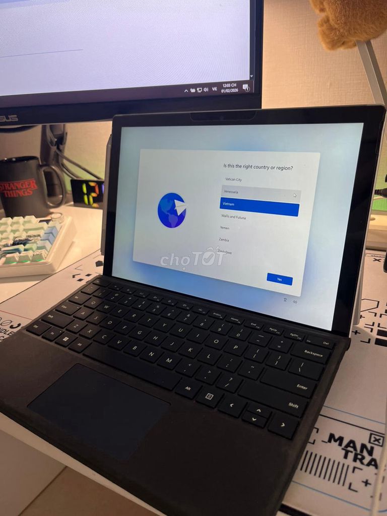 Surface Pro 7 i5 8GB/128GB, bàn phím+bút, fullbox. Mua bán Laptop tại Quận 4 Tp Hồ Chí Minh được đăng bởi Nguyễn Thành Nhân hình 1