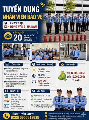 NHÂN VIÊN BẢO VỆ