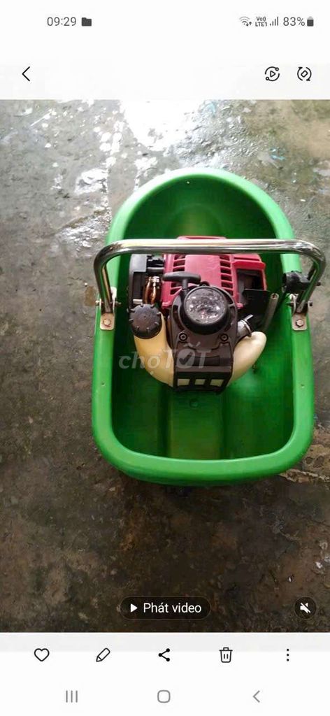 Máy tưới dừa chạy xăng. Mua bán Đồ chuyên dụng, Giống nuôi trồng tại Huyện Gò Công Tây Tiền Giang được đăng bởi Cầy tơ hình 1