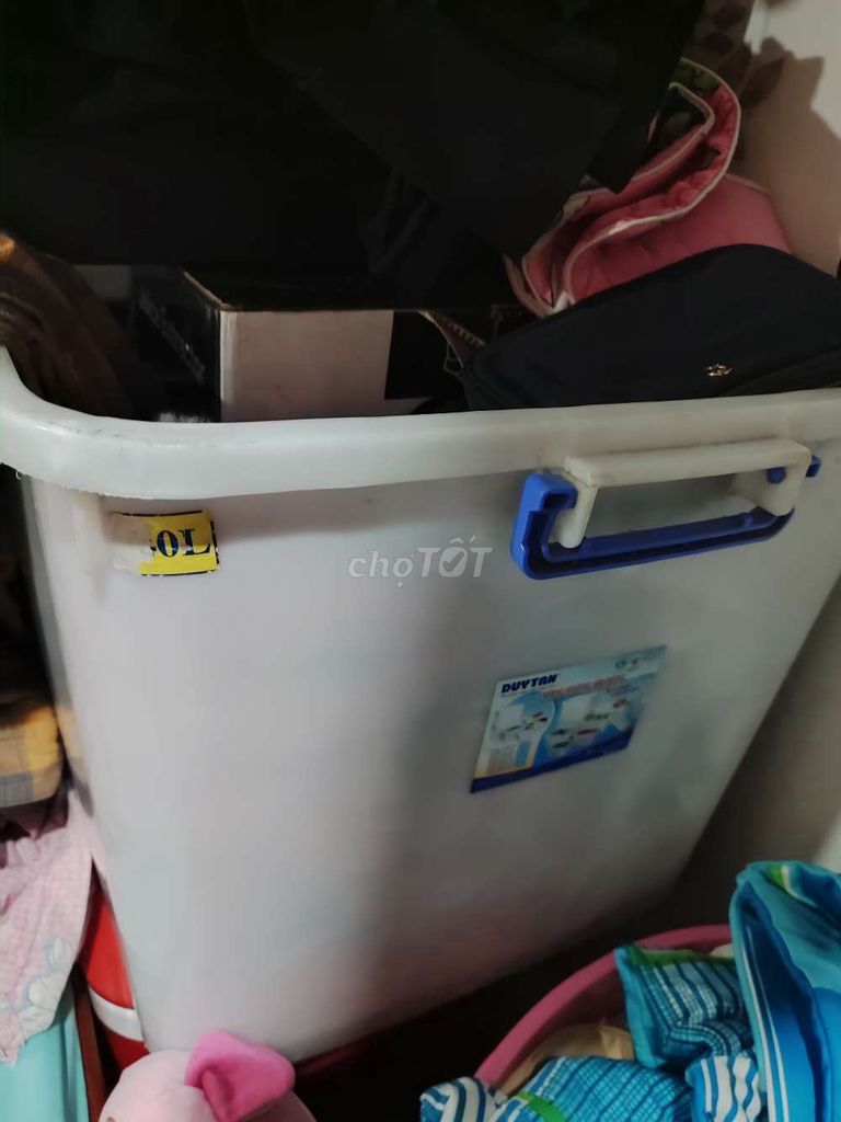 Thùng nhựa Duy Tân 140L Trắng. Mua bán Nội thất, đồ gia dụng khác tại Quận 12 Tp Hồ Chí Minh được đăng bởi Hải Nguyễn hình 1