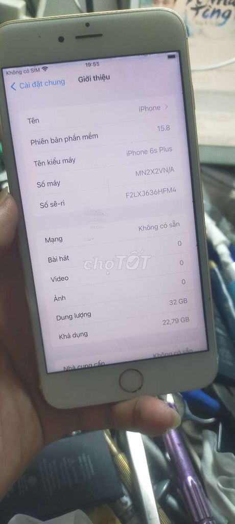 Apple iPhone 6S Plus 32GB Vàng ám nhẹ. Mua bán Điện thoại tại Quận 7 Tp Hồ Chí Minh được đăng bởi điện thoại cỏ hình 1