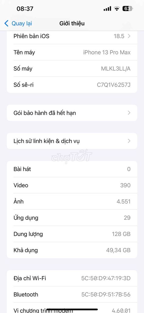 iPhone 13 Pro Max 128GB cần bán hoặc giao lưu. Mua bán Điện thoại tại Quận Sơn Trà Đà Nẵng được đăng bởi thắng hình 1