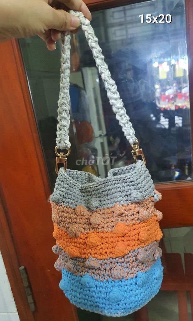 Túi xách đan móc handmade hàn quốc