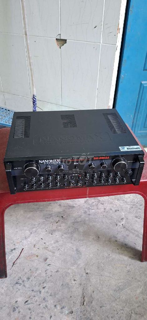 Amply Nanomax 8802A Đen Nguyên zin. Mua bán Tivi, Âm thanh tại Thành phố Thuận An Bình Dương được đăng bởi  rẻ nhất quả đất hình 1