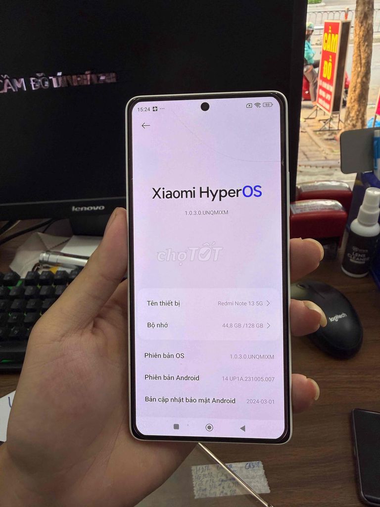 Xiaomi Redmi Note 13 5G 128GB Trắng. Mua bán Điện thoại tại Quận Gò Vấp Tp Hồ Chí Minh được đăng bởi CẦM ĐỒ TÍN PHÁT 24H hình 1