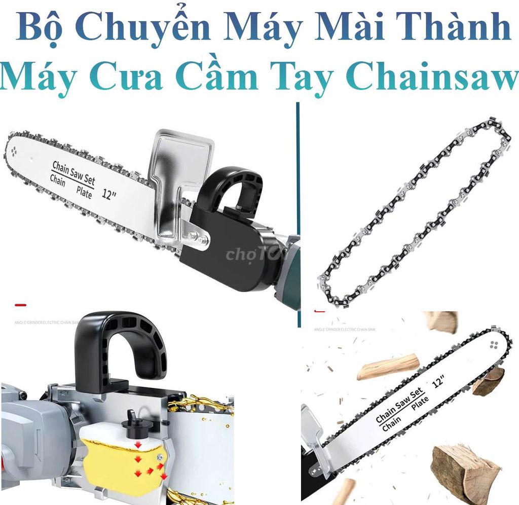 Bộ Chuyển Máy Mài Thành Máy Cưa Cầm Tay Chainsaw. Mua bán Đồ chuyên dụng, Giống nuôi trồng tại Thành phố Biên Hòa Đồng Nai được đăng bởi Phạm Quỳnh hình 1