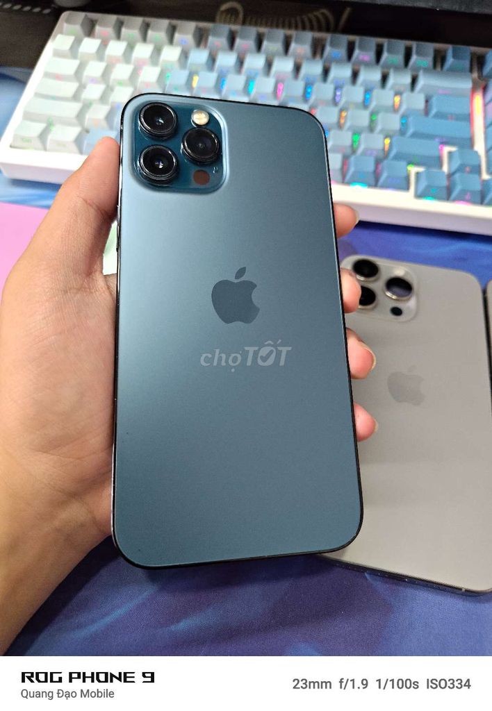 Apple iPhone 12 Pro Max 256GB Xanh pin 100%. Mua bán Điện thoại tại Quận Hà Đông Hà Nội được đăng bởi Đạo Nguyễn hình 1