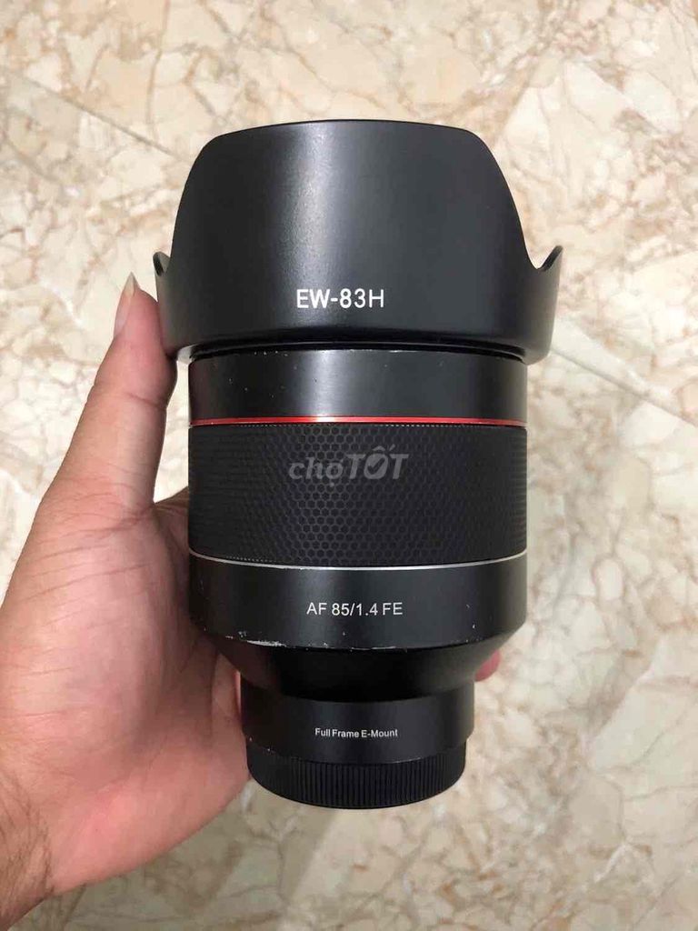 Ống kính Samyang 85F1.4 Đen. Mua bán Máy ảnh, Máy quay tại Huyện Quỳnh Phụ Thái Bình được đăng bởi Thành Đen hình 1