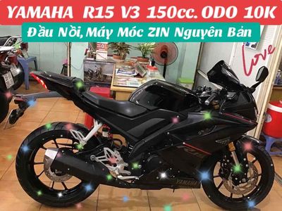 YAMAHA R15V3 150.SX 2018.ODO 10K.XE LƯỚT.SIÊU ĐẸP. Mua bán Xe máy tại Quận Phú Nhuận Tp Hồ Chí Minh được đăng bởi MOTO LUU THANH HAI  77A