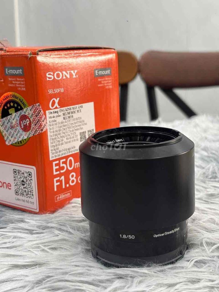 Ống kính Sony SEL 50mm F1.8 Đen fullbox bh 3/2027. Mua bán Máy ảnh, Máy quay tại Quận 5 Tp Hồ Chí Minh được đăng bởi Phan Thế Phong  hình 1