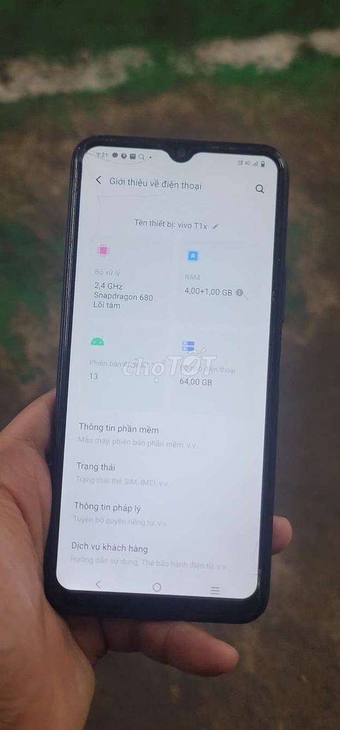 Vivo T1x Đen 4GB/64GB. Mua bán Điện thoại tại Quận Bình Thạnh Tp Hồ Chí Minh được đăng bởi Harry hình 1