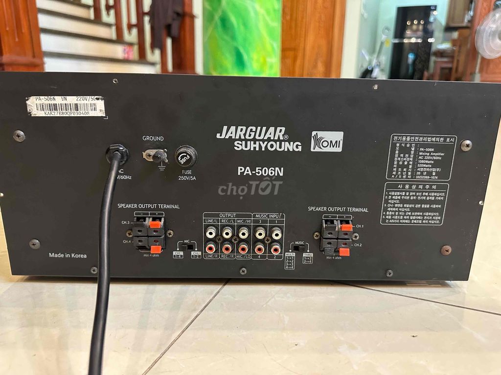 Amply Jarguar Suhyoung PA-506N Đen. Mua bán Tivi, Âm thanh tại Huyện Gia Lâm Hà Nội được đăng bởi trung hình 1