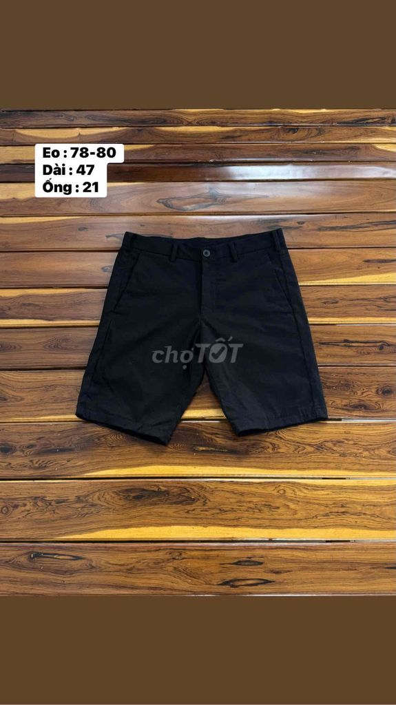 Quần short Uniqlo Nam Đen 80-82. Mua bán Quần áo tại Thành phố Châu Đốc An Giang được đăng bởi Thành Danh hình 1