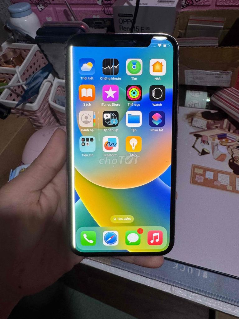 Apple iPhone X 64GB Trắng Đã sử dụng. Mua bán Điện thoại tại Huyện Bình Chánh Tp Hồ Chí Minh được đăng bởi khánh yên hình 1