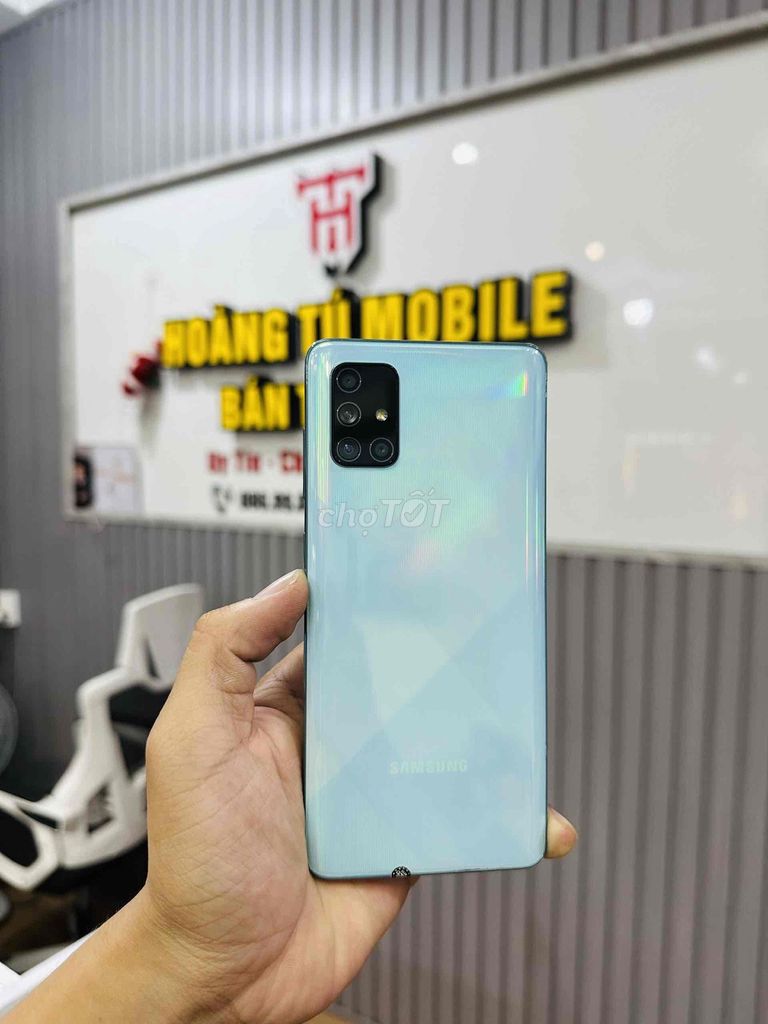 Samsung A71 8/128GB Xanh. Mua bán Điện thoại tại Quận Liên Chiểu Đà Nẵng được đăng bởi Hoàng Tú MB hình 1